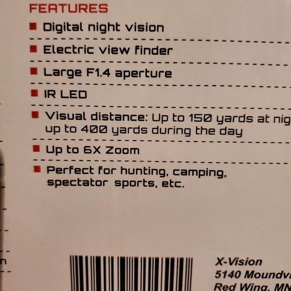 Night Vision Binoculars XANB25 - Picture 5 of 5